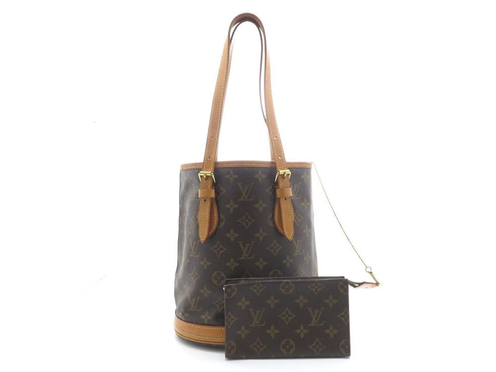 LOUIS VUITTON Bucket Tote Bag Monogram